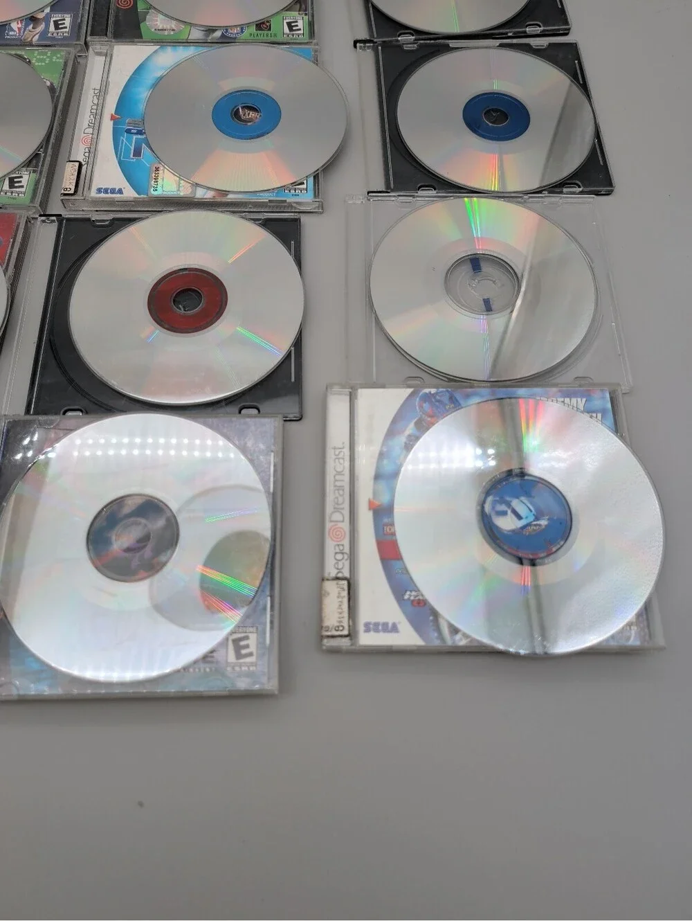 Sega Dreamcast Game Lot - NBA 2K1, NFL 2K1, Tony Hawk's Pro Skater 2, Spirit of